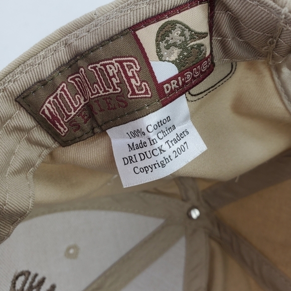 Dri Duck Wildlife Series Baseball Cap Hat Wind Sand Hager City Bay City - Picture 11 of 11